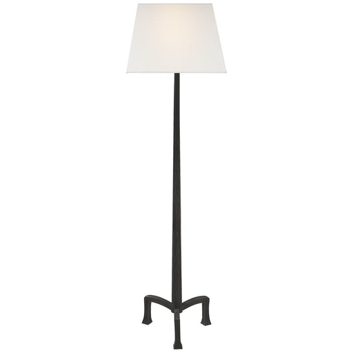 Strie Floor Lamp in Aged Iron