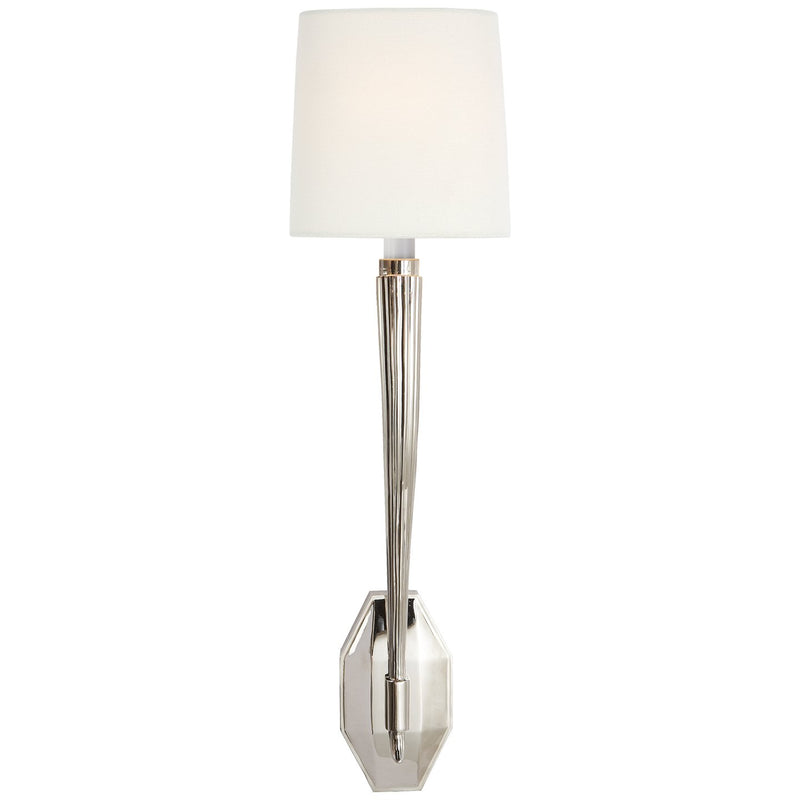 Ruhlmann Single Wall Sconce in Polished Nickel