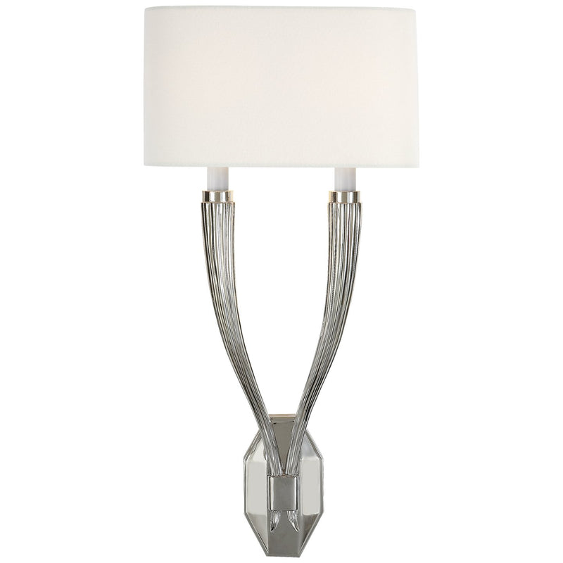 Ruhlmann 2-Light Wall Sconce in Polished Nickel