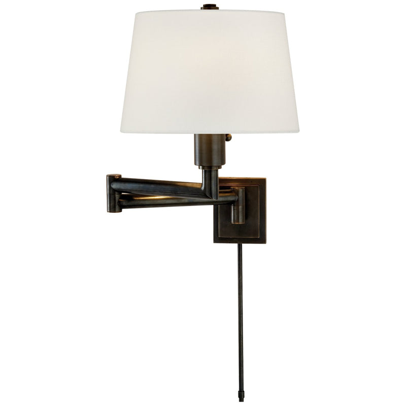 Chunky Swing Arm Wall Lamp in Bronze