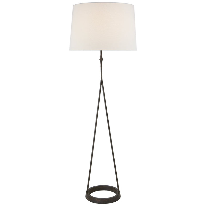 Dauphine Floor Lamp in Aged Iron