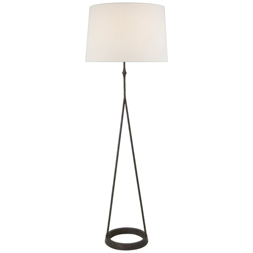Dauphine Floor Lamp in Aged Iron