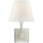 Architectural Wall Sconce in Polished Nickel