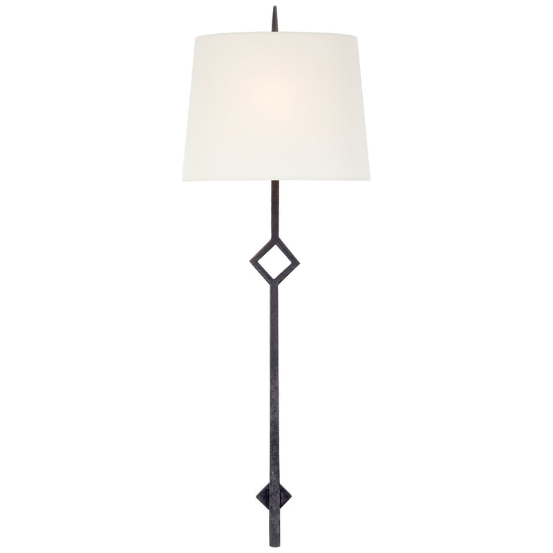 Cranston Large Wall Sconce in Aged Iron