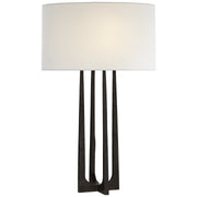 Scala Hand-Forged Table Lamp in Aged Iron