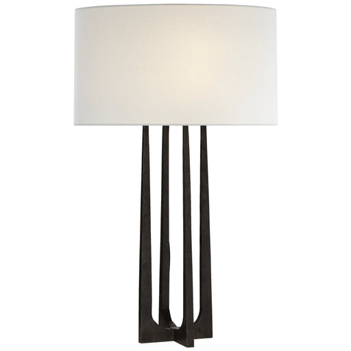 Scala Hand-Forged Table Lamp in Aged Iron