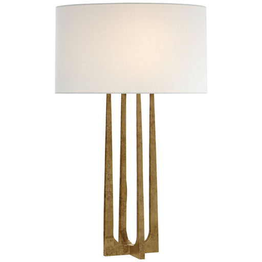 Scala Hand-Forged Table Lamp in Gilded Iron