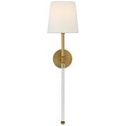 Camille Large Tail Wall Sconce in Hand-Rubbed Antique Brass