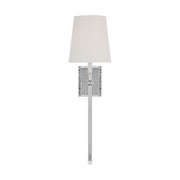 Baxley Tall Bath Sconce in Polished Nickel