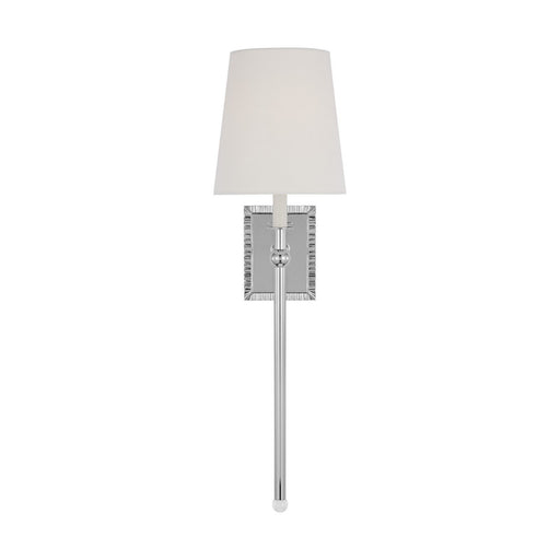 Baxley Tall Bath Sconce in Polished Nickel