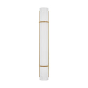 Amelie Medium Bath Sconce in Burnished Brass