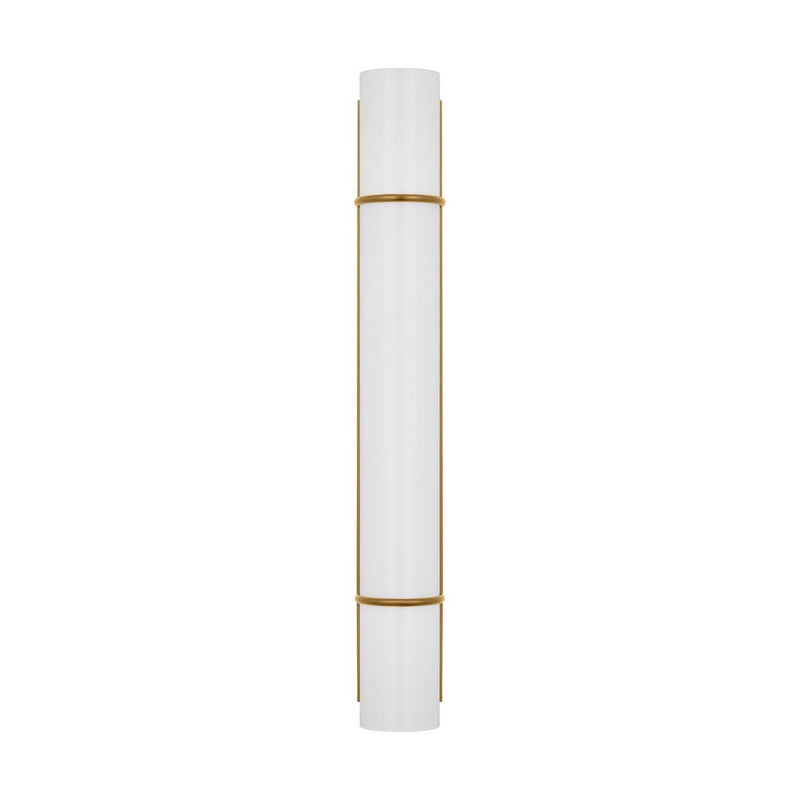 Amelie Medium Bath Sconce in Burnished Brass