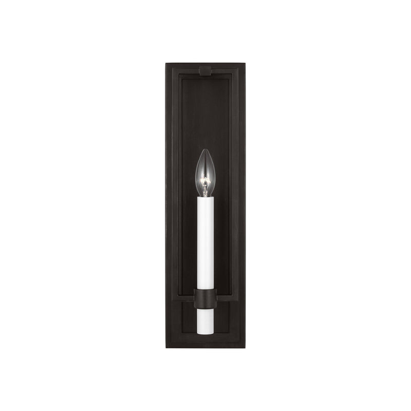 Marston Tall Wall Sconce in Aged Iron