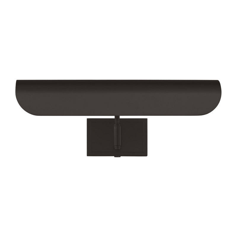 Hull 13" 2-Light Picture Light in Aged Iron