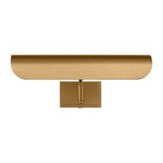 Hull 13" 2-Light Picture Light in Burnished Brass