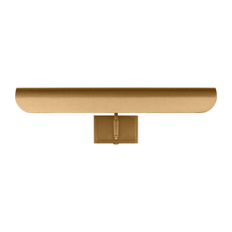 Hull 18" 2-Light Picture Light in Burnished Brass