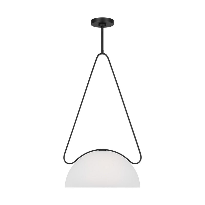 Nido Large Pendant in Midnight Black