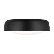 Draper 2-Light Large Flush Mount in Midnight Black