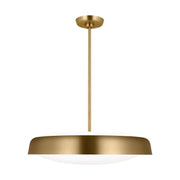 Draper 3-Light Extra Large Pendant in Burnished Brass