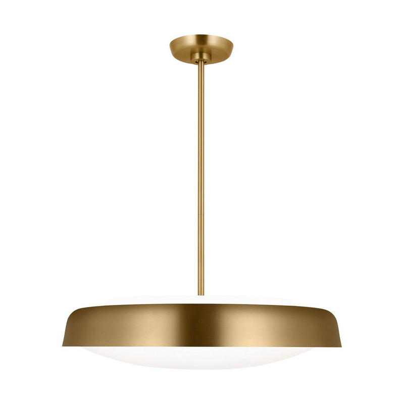 Draper 3-Light Extra Large Pendant in Burnished Brass