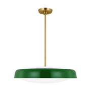Draper 3-Light Extra Large Pendant in Green
