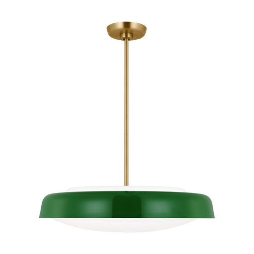 Draper 3-Light Extra Large Pendant in Green