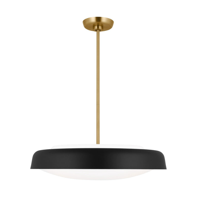 Draper 3-Light Extra Large Pendant in Midnight Black
