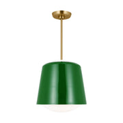 Draper Small Pendant in Green