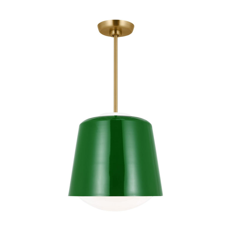 Draper Small Pendant in Green