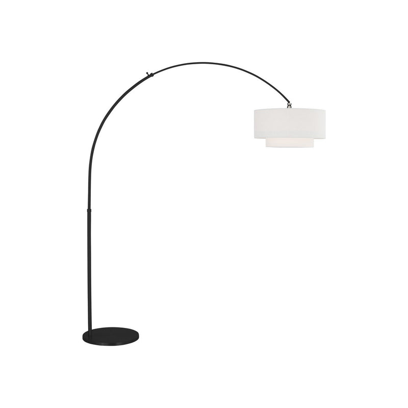Sawyer Floor Lamp in Midnight Black