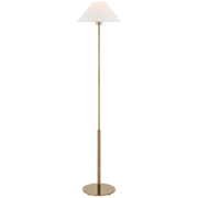 Hackney Floor Lamp in Hand-Rubbed Antique Brass
