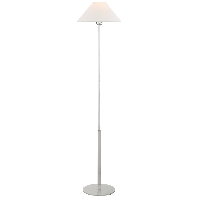 Hackney Floor Lamp in Polished Nickel