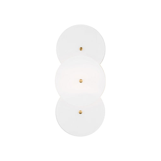 Emery 2-Light Small Wall Sconce in Burnished Brass