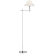 Hackney Bridge Arm Floor Lamp in Polished Nickel