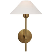 Hackney Single Wall Sconce in Hand-Rubbed Antique Brass
