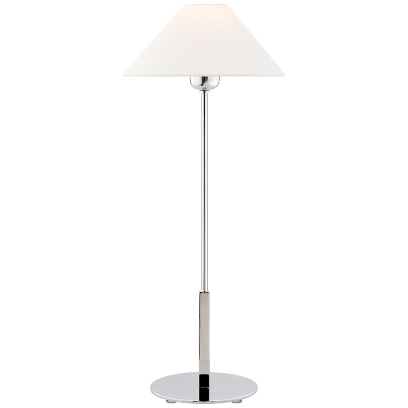 Hackney Table Lamp in Polished Nickel