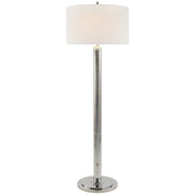 Longacre 2-Light Floor Lamp in Polished Nickel