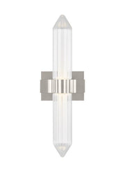 Langston Medium Bath Sconce in Polished Nickel