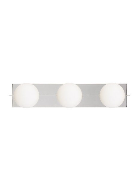 Orbel 3-Light Bath Vanity Light in 3 Light Natural Brass