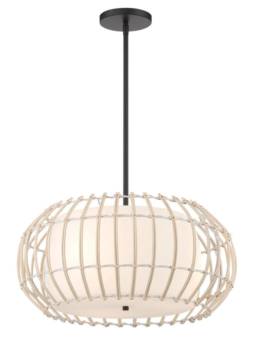 Watermill 3-Light Pendant in Coal
