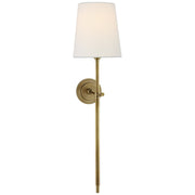 Bryant Large Tail Wall Sconce in Hand-Rubbed Antique Brass