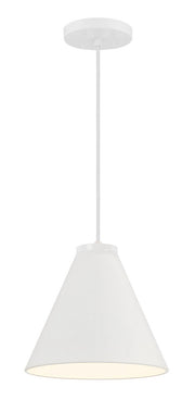 Vantage Cone Mini Pendant in White