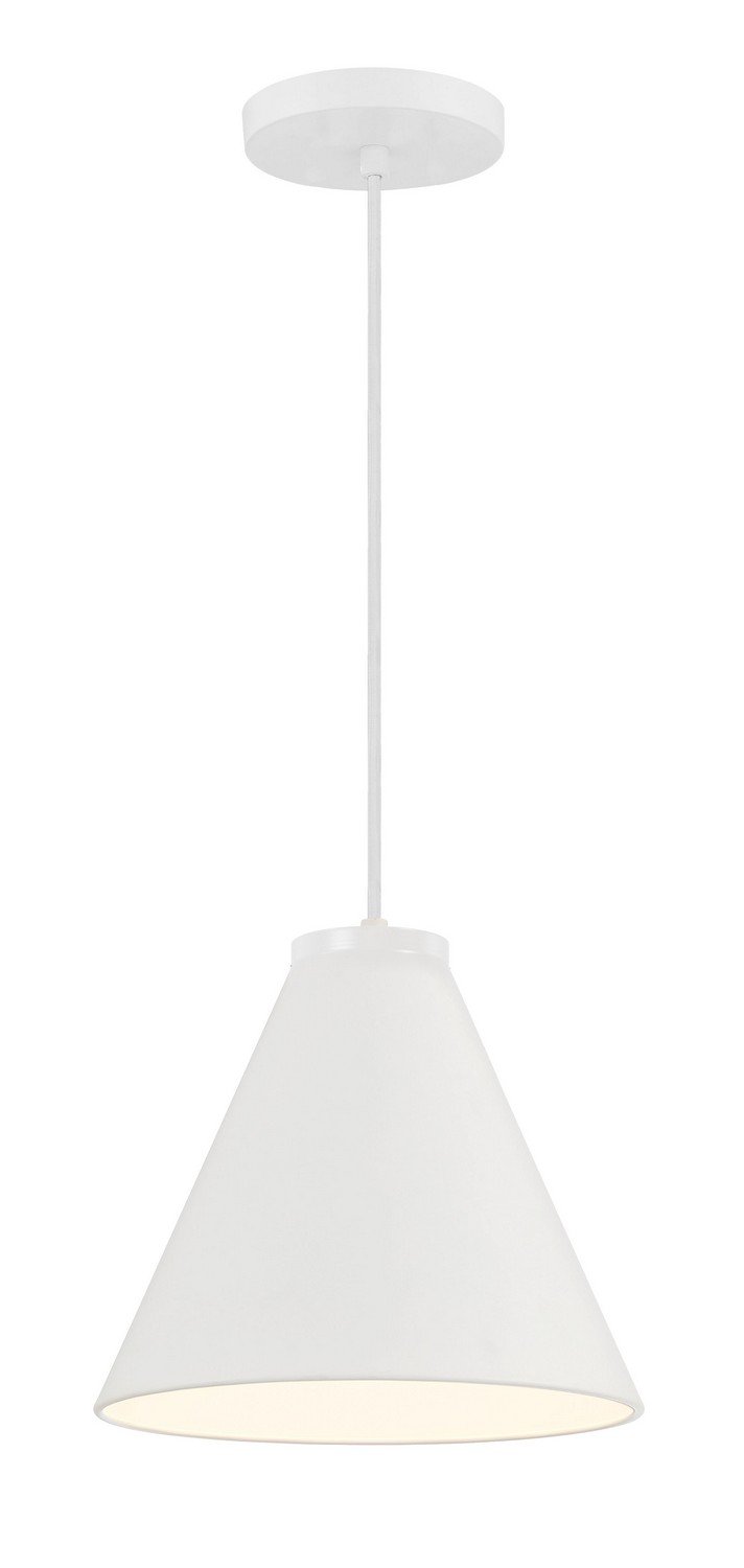 Vantage Cone Mini Pendant in White