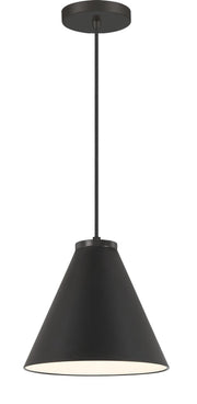 Vantage Cone Mini Pendant in Coal