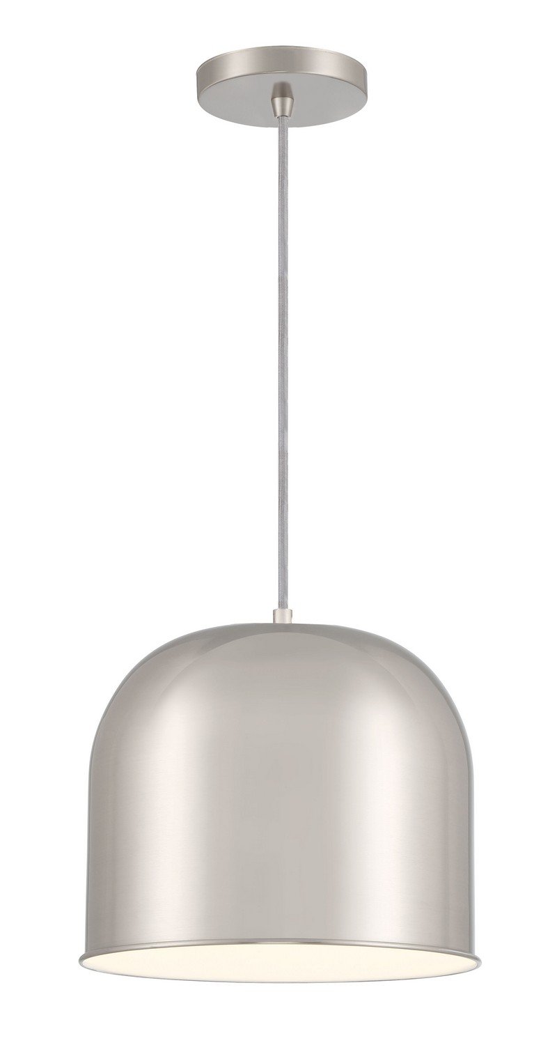 Vantage 11" Dome Pendant in Brushed Nickel