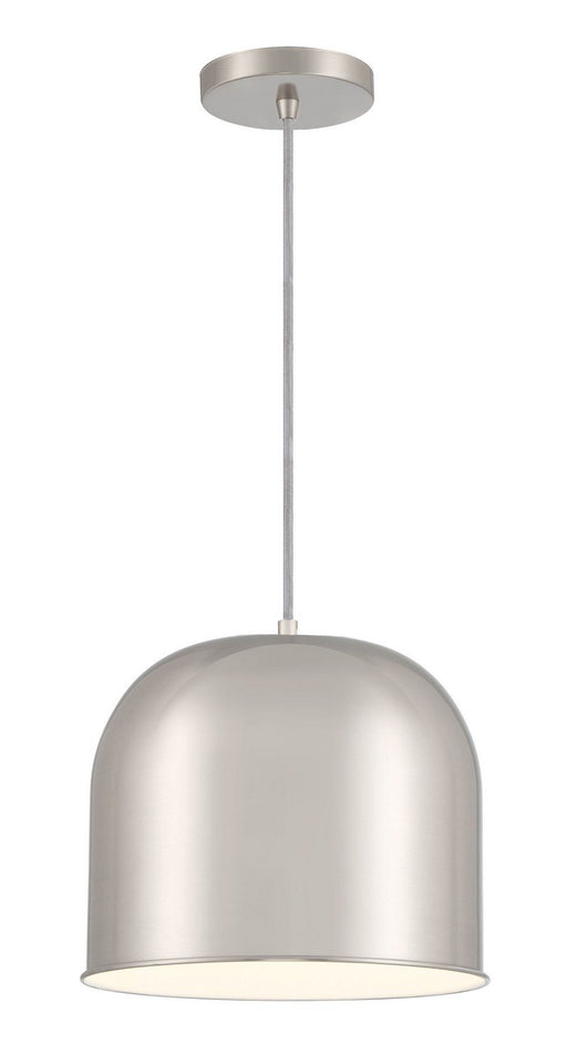 Vantage 11" Dome Pendant in Brushed Nickel