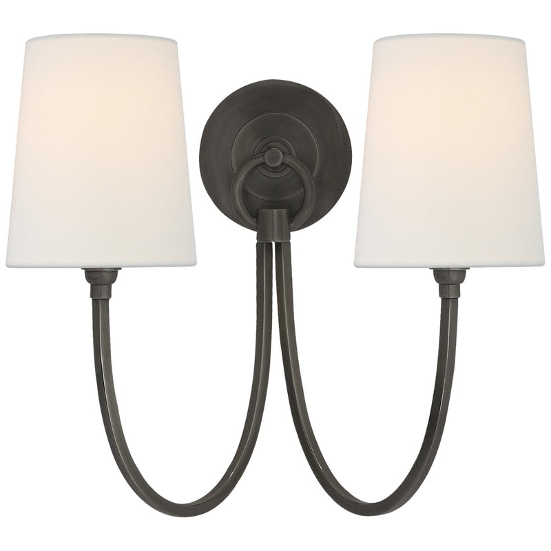 Reed 2-Light Wall Sconce in Bronze