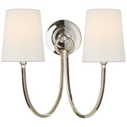 Reed 2-Light Wall Sconce in Polished Nickel