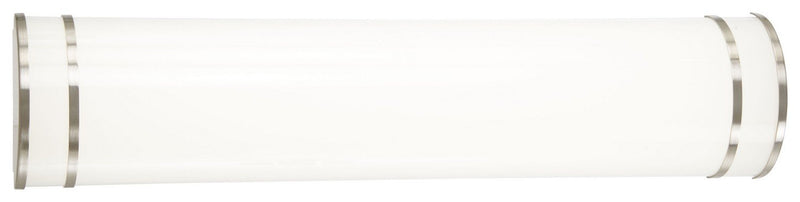 Vantage Vanity 24" Cylinder LED Bath Vanity Light in Brushed Nickel