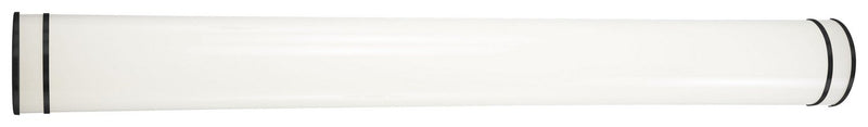 Vantage Vanity 48" Cylinder LED Bath Vanity Light in Coal